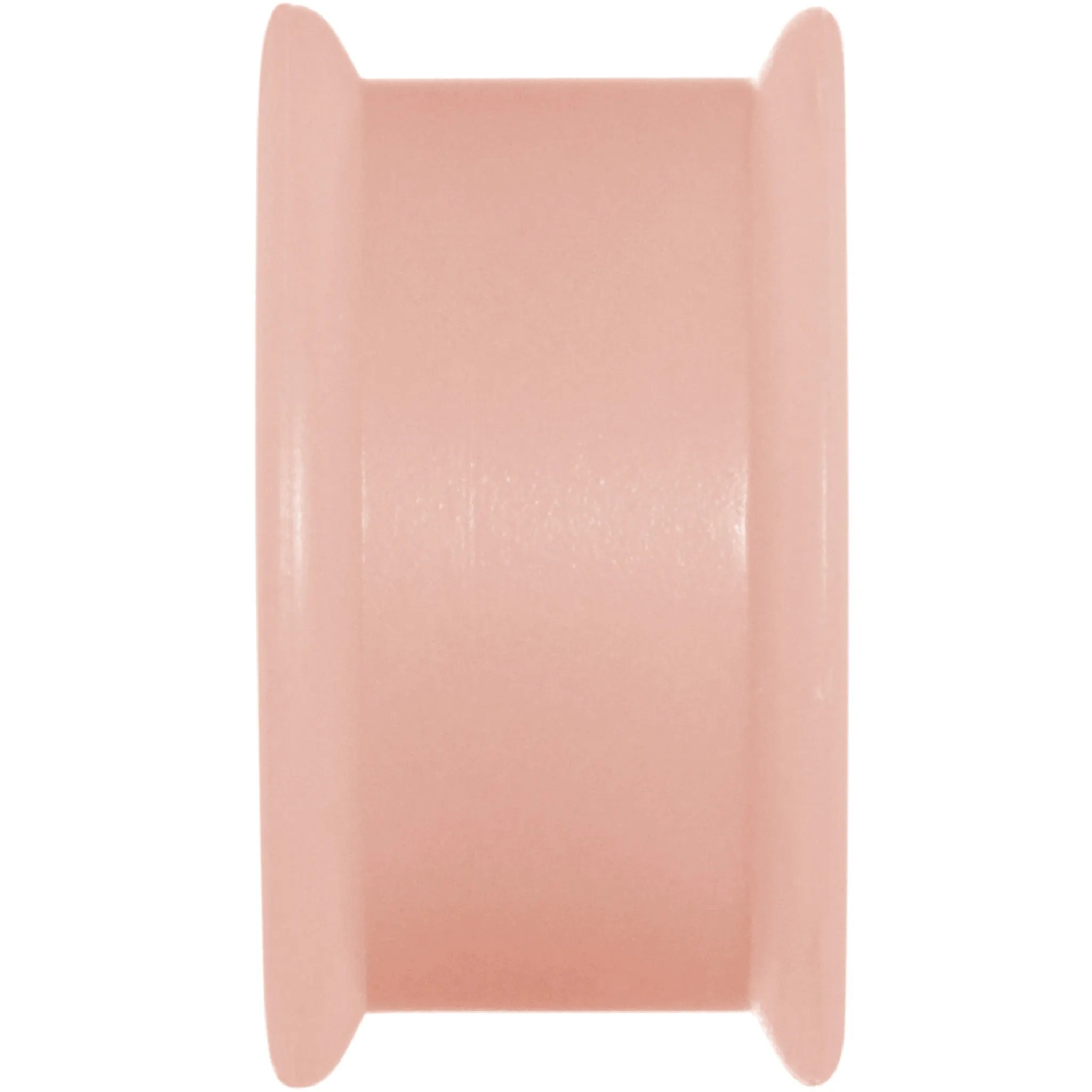 00 Gauge Flesh Tone Silicone Saddle Plug Set