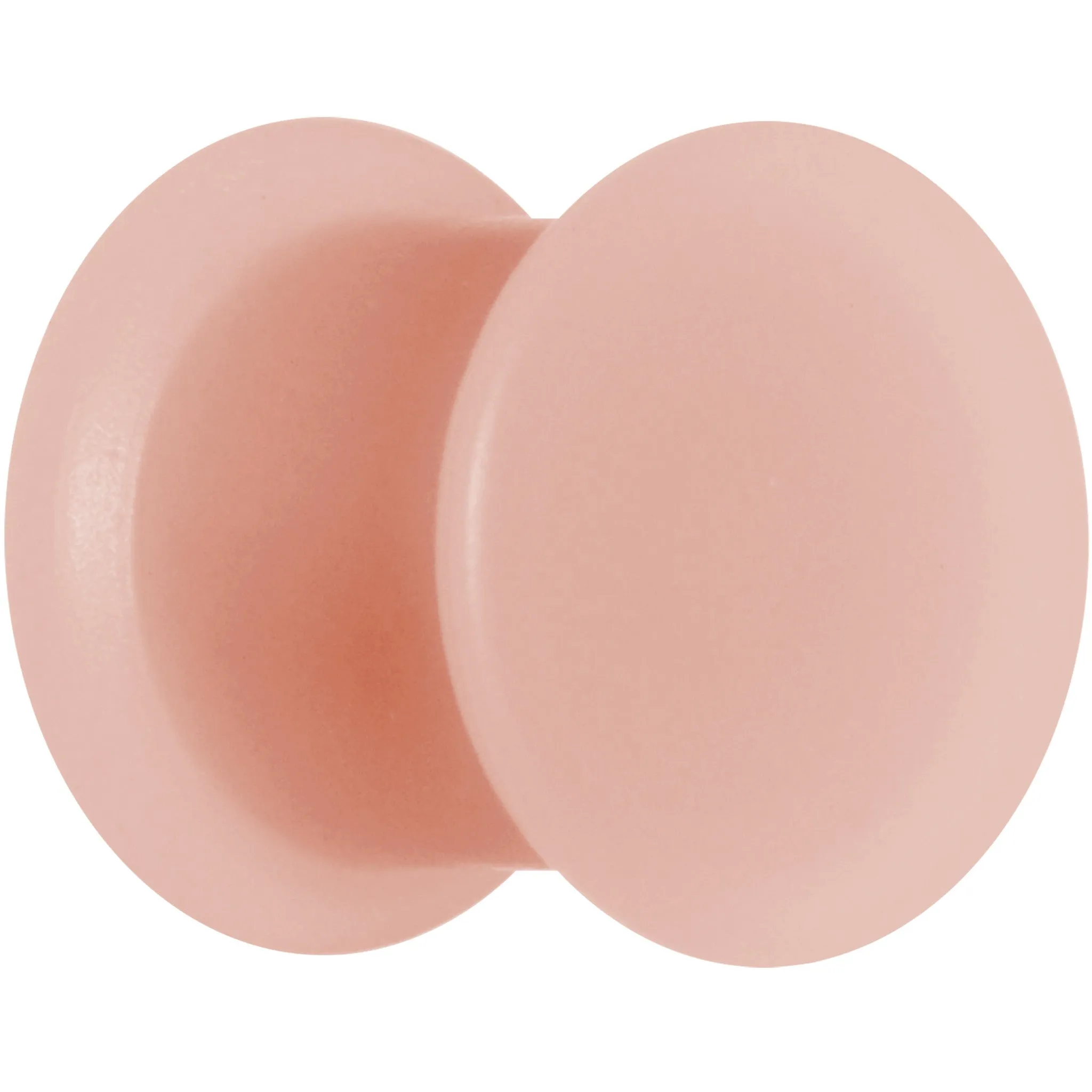 00 Gauge Flesh Tone Silicone Saddle Plug Set