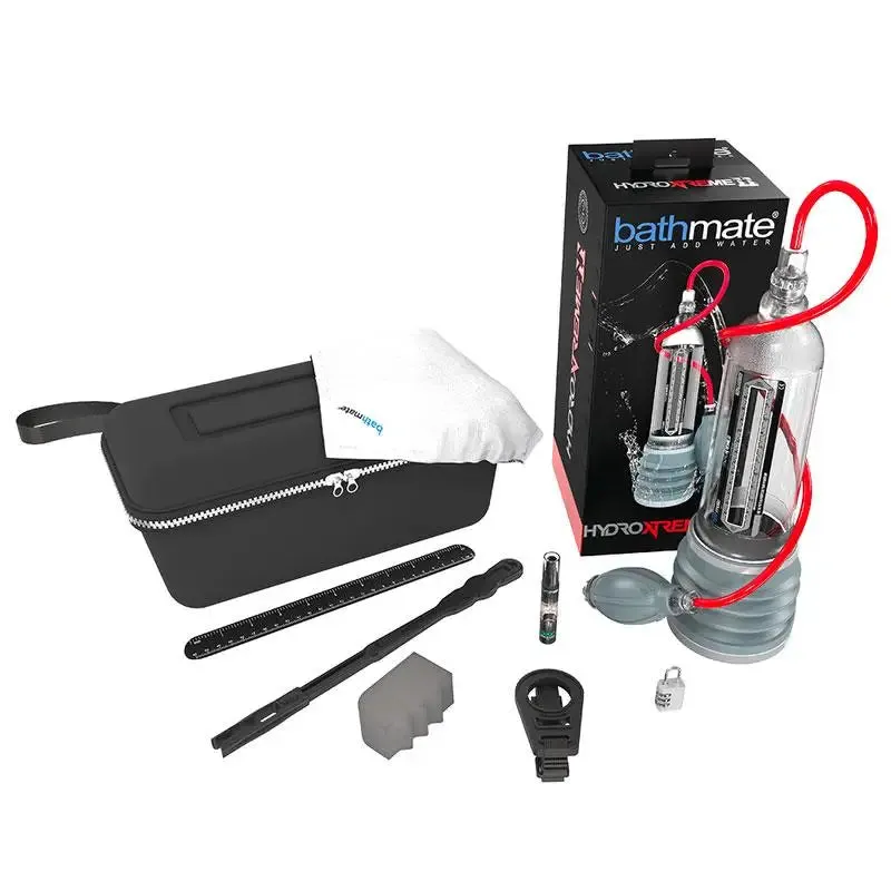 12-inch Bathmate Hydroxtreme 11 Crystal Clear Penis Pump