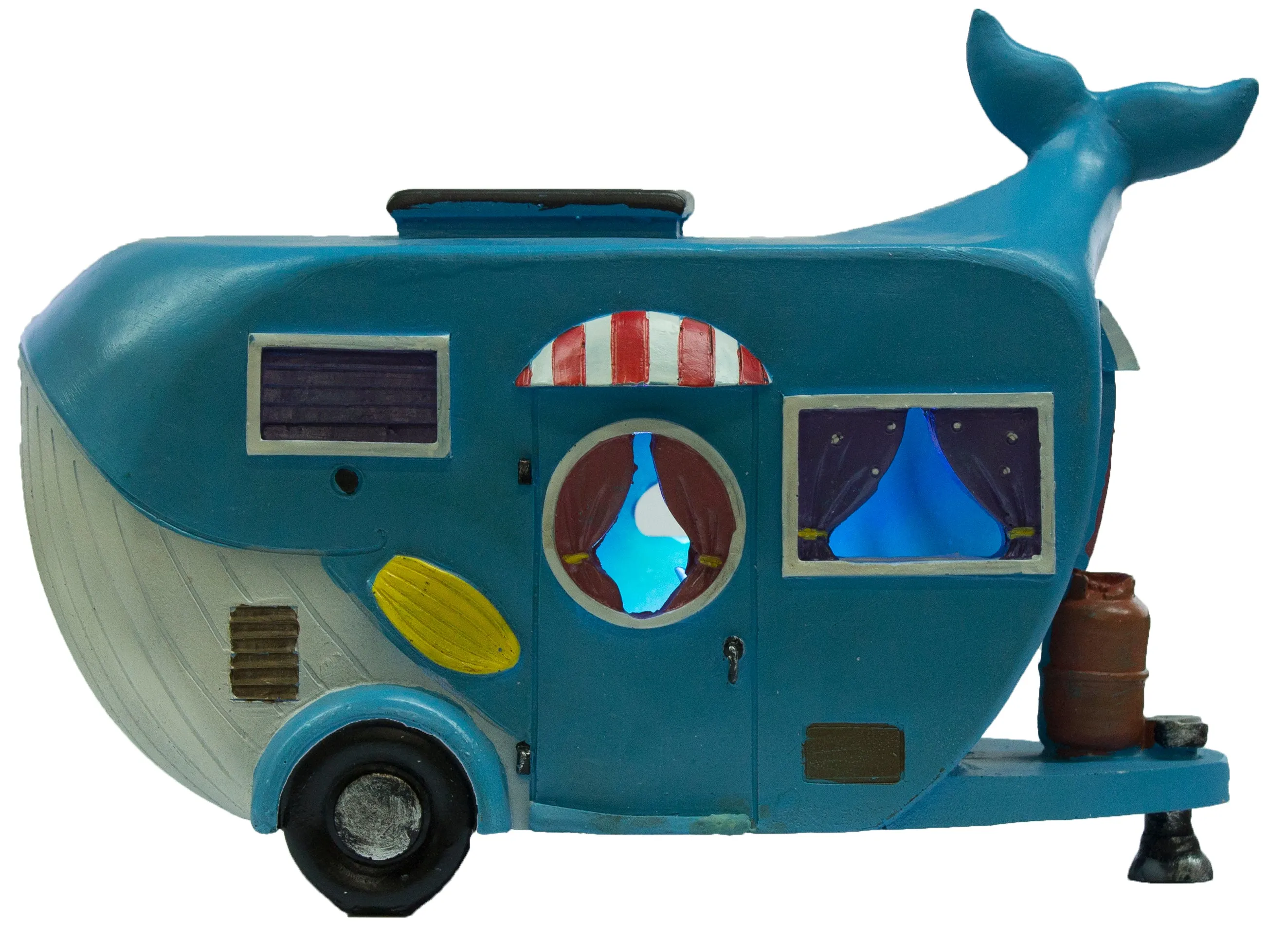 8 Inch Long Light Up Whale RV Camper Figurine