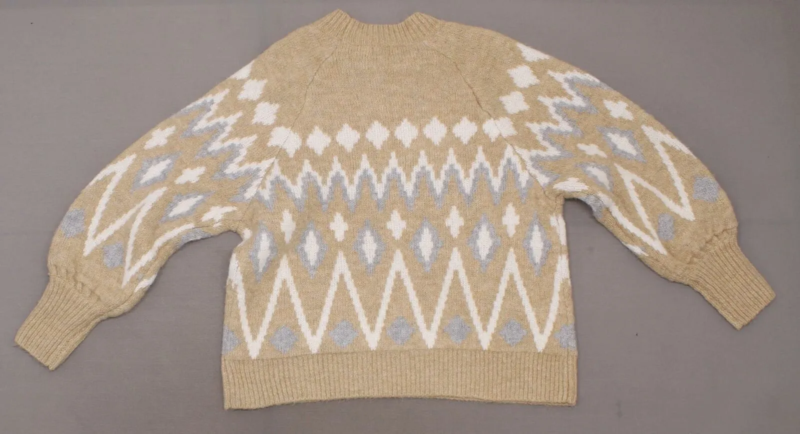 A New Day Women's Fair Isle Crewneck Long Sleeve Pullover Sweater