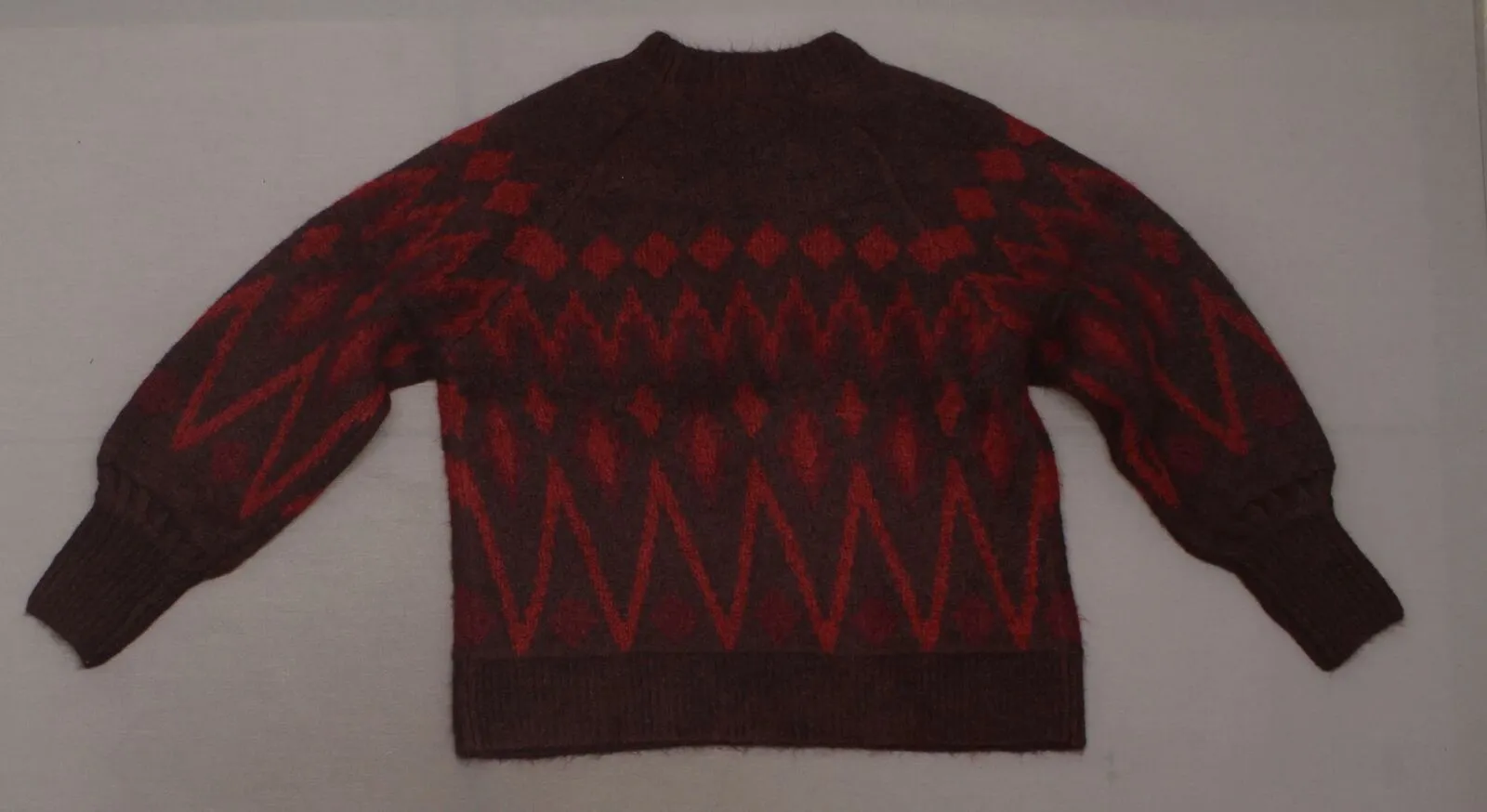 A New Day Women's Fair Isle Crewneck Long Sleeve Pullover Sweater