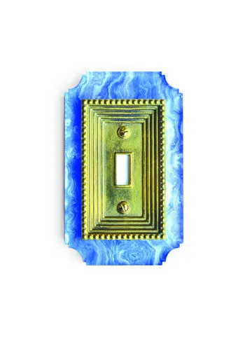 Acrylic   Brass | Georgian Style, Blue Agate