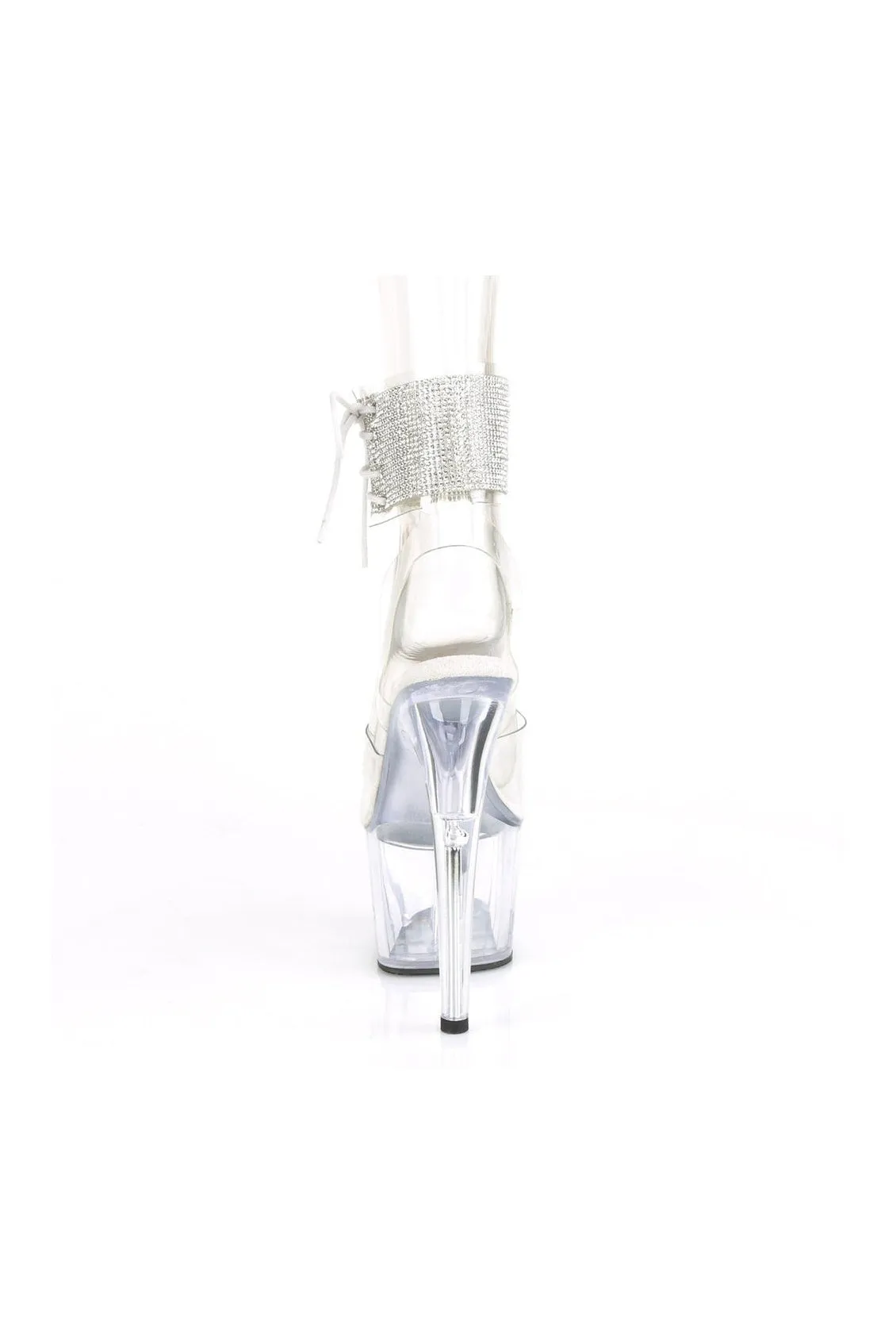 ADORE-791-2RS Exotic Sandal | Clear Vinyl