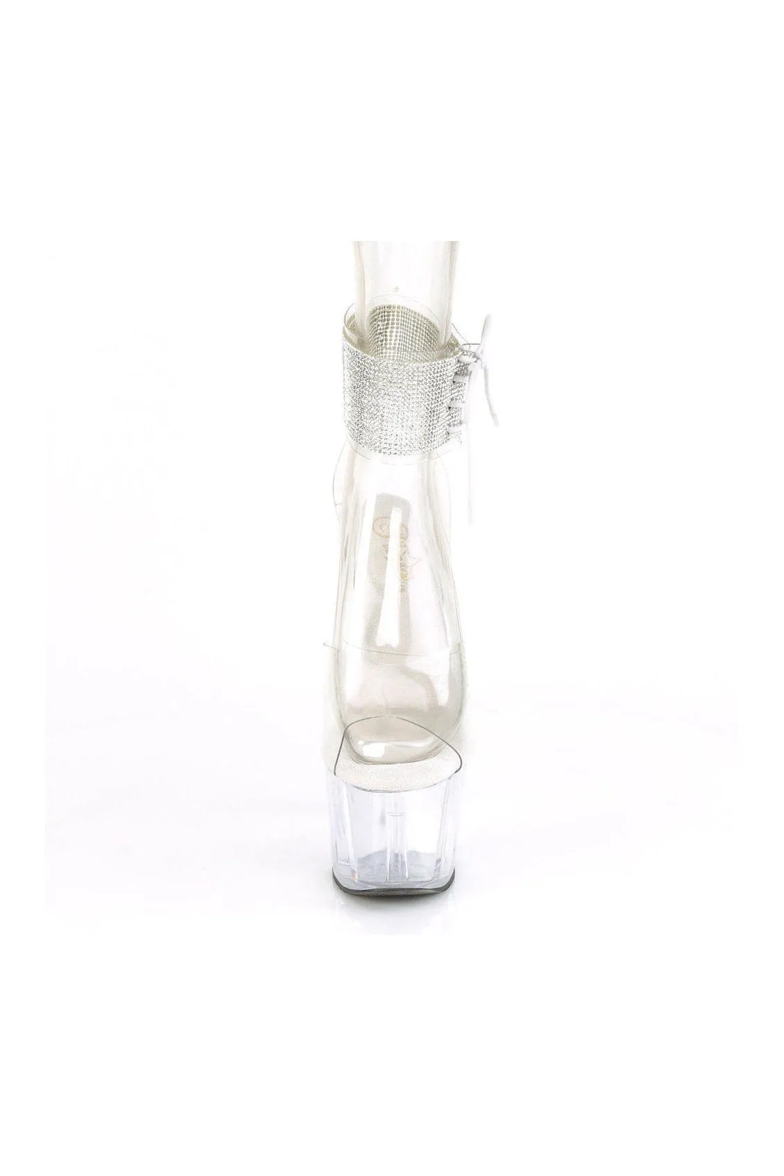 ADORE-791-2RS Exotic Sandal | Clear Vinyl