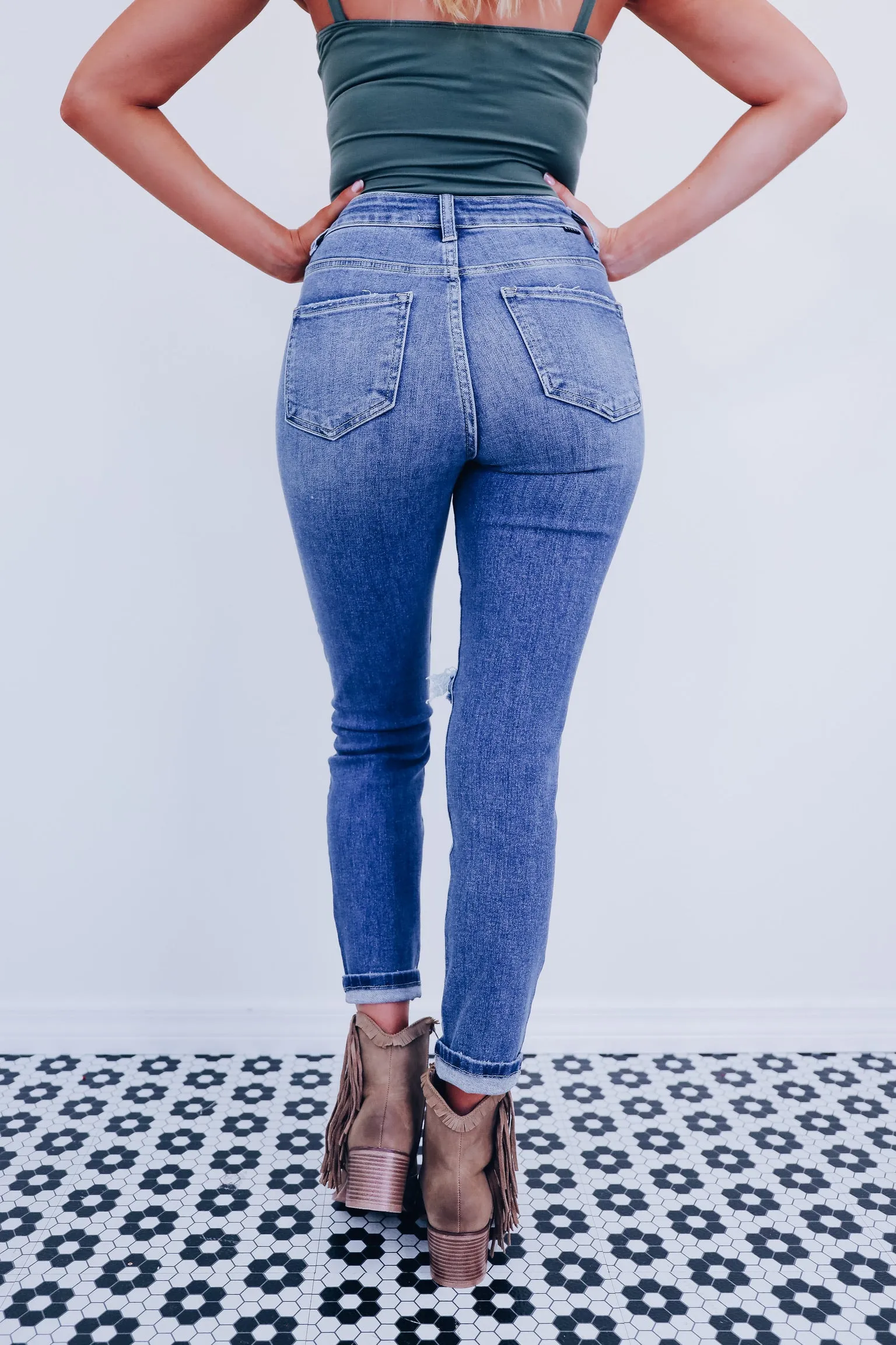 Ami High Rise Skinny Jeans