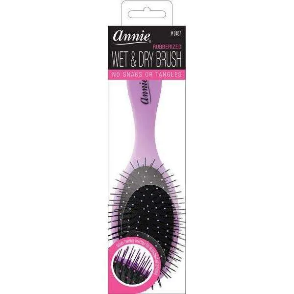 Annie Rubberized Wet & Dry Brush