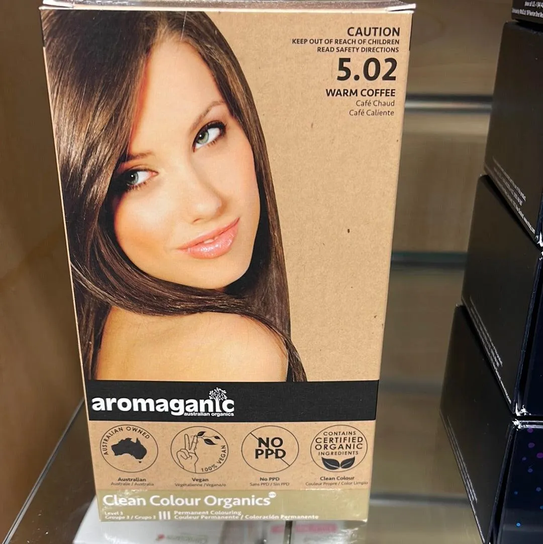 Aromaganic 5.02 Warm Coffee – Natural Hair Colour