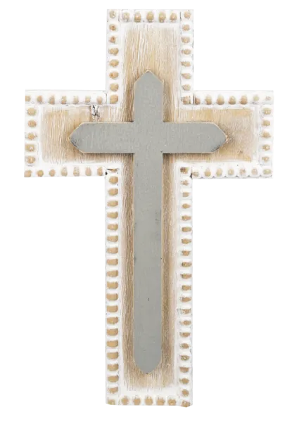 Beaded Edge Wall Cross