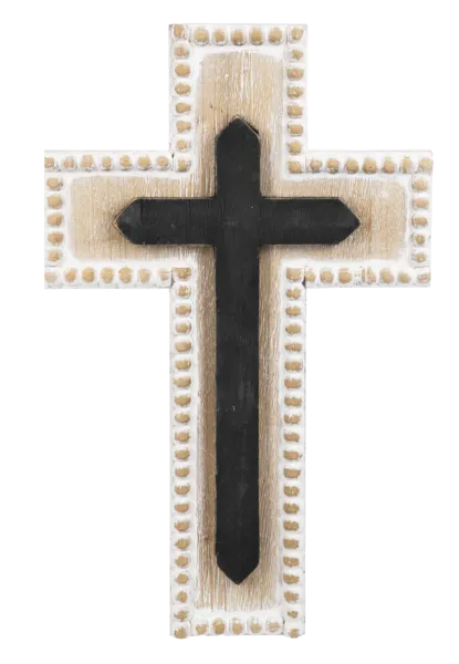 Beaded Edge Wall Cross