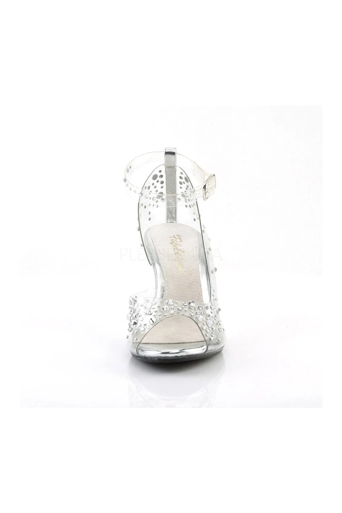 BELLE-330RS Sandal | Clear Vinyl