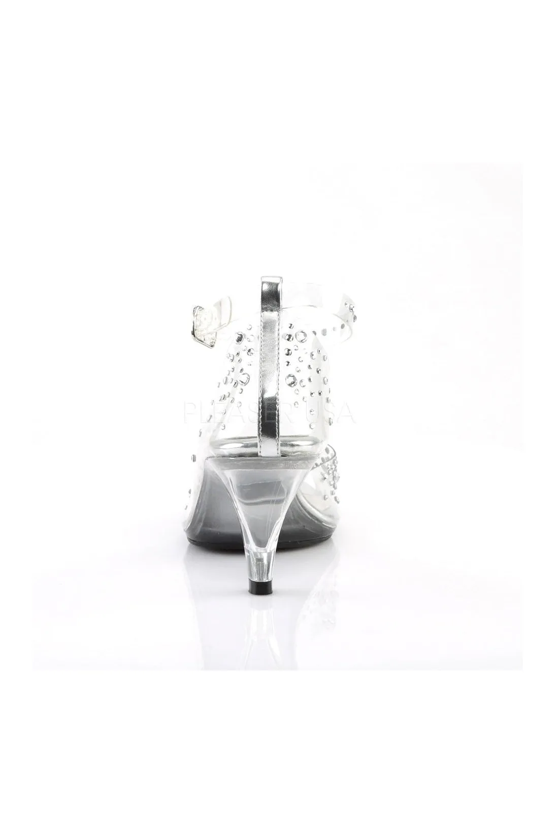 BELLE-330RS Sandal | Clear Vinyl