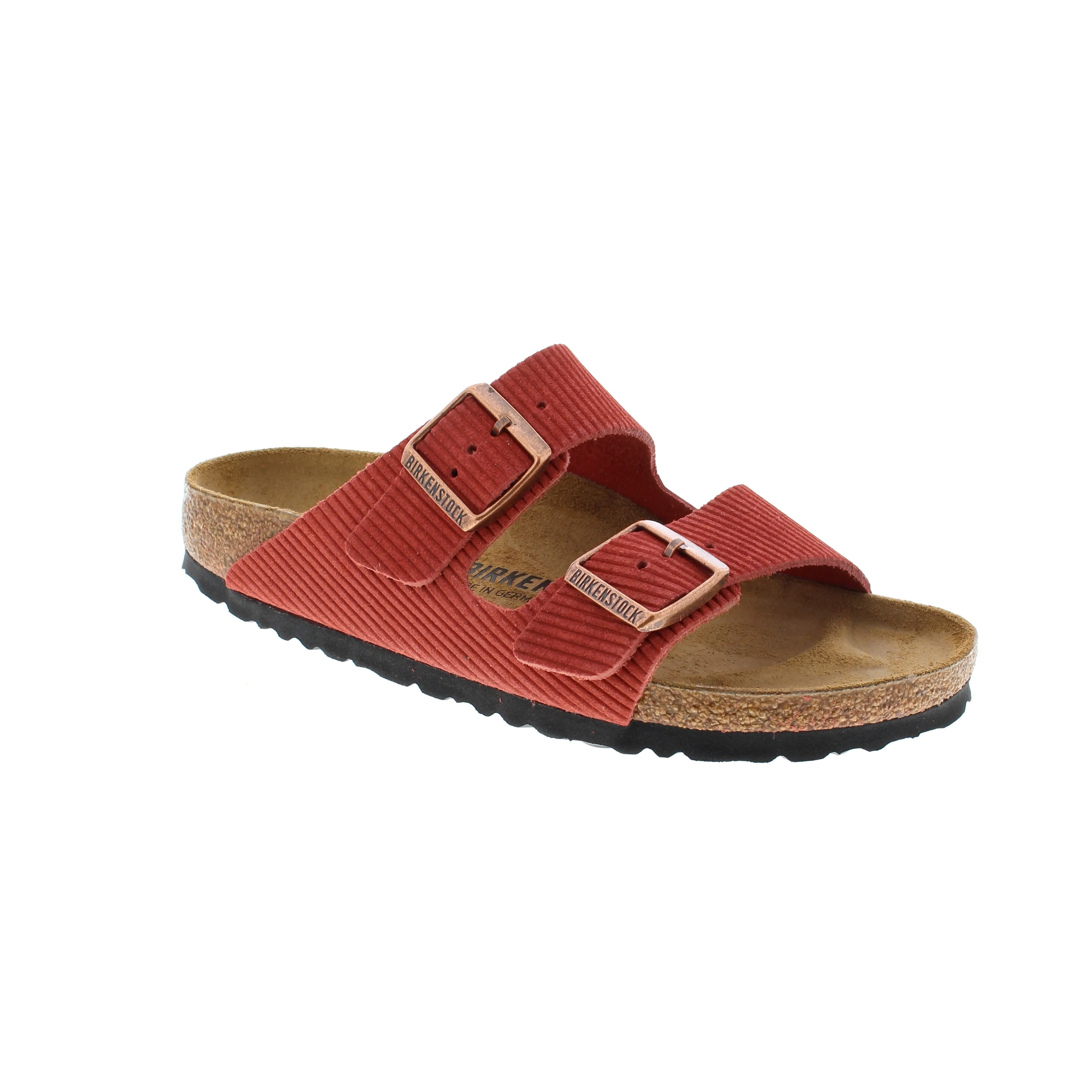 Birkenstock Arizona - Red Corduroy