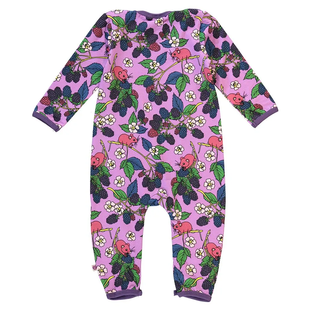 Blackberries Long Sleeve Suit - Dusty Lavender - 1 Left Size 2-3 years