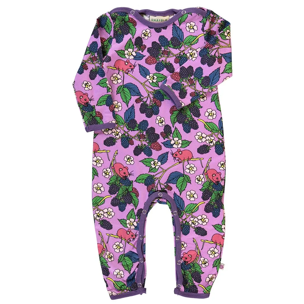 Blackberries Long Sleeve Suit - Dusty Lavender - 1 Left Size 2-3 years