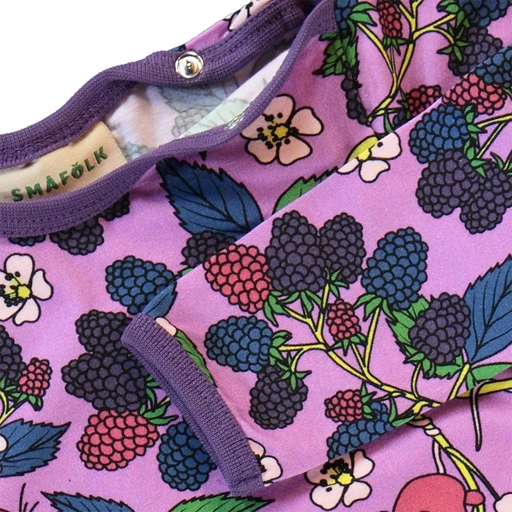 Blackberries Long Sleeve Suit - Dusty Lavender - 1 Left Size 2-3 years
