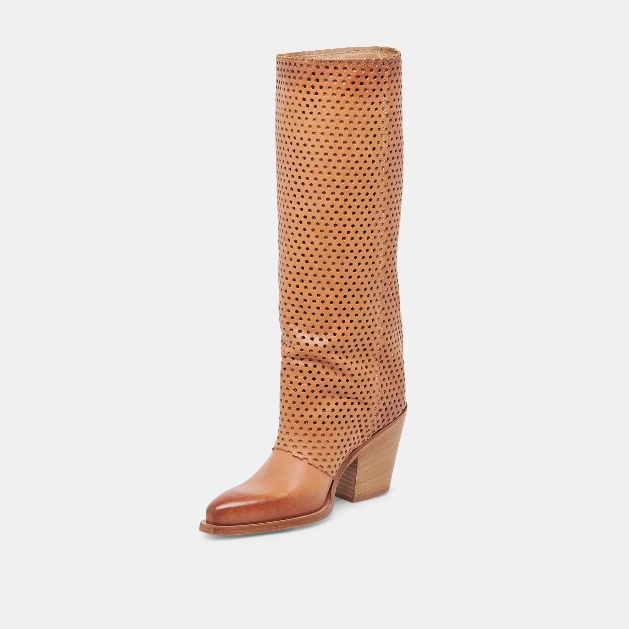BOONE BOOTS COGNAC LEATHER