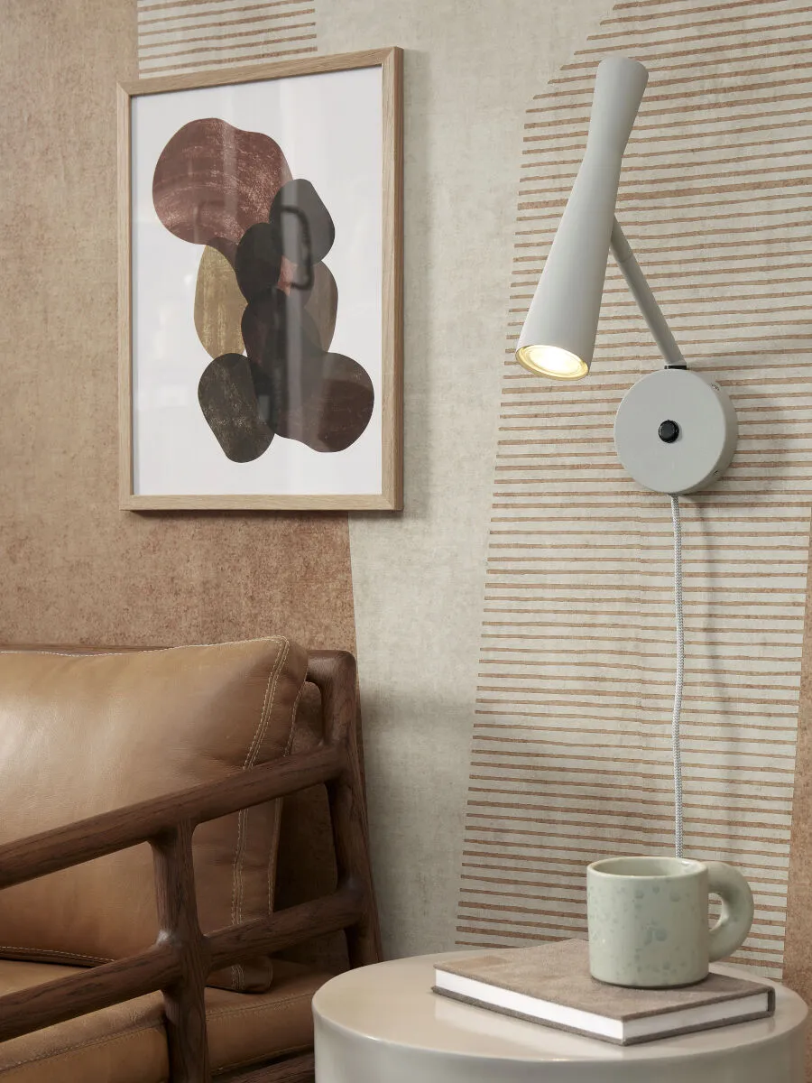BORDEAUX Grey Wall Light
