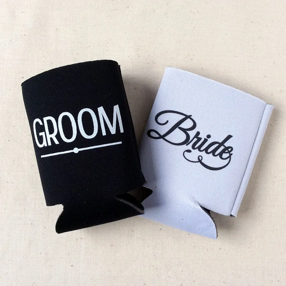 Bottom-Printed Wedding Can Cooler #195B