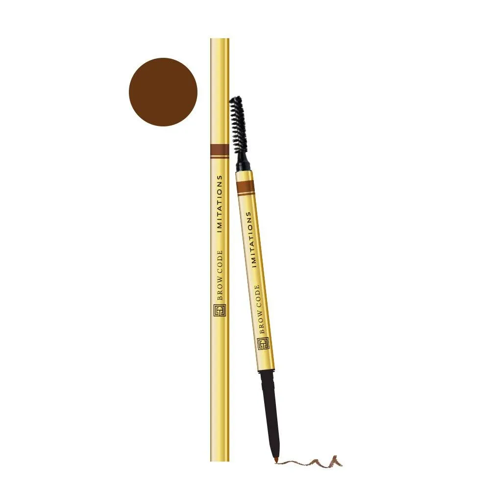 Brow Code IMITATIONS Micro Pencil - Warm Medium Brown