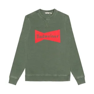 Budweiser Retro Bowtie Crew Sweatshirt