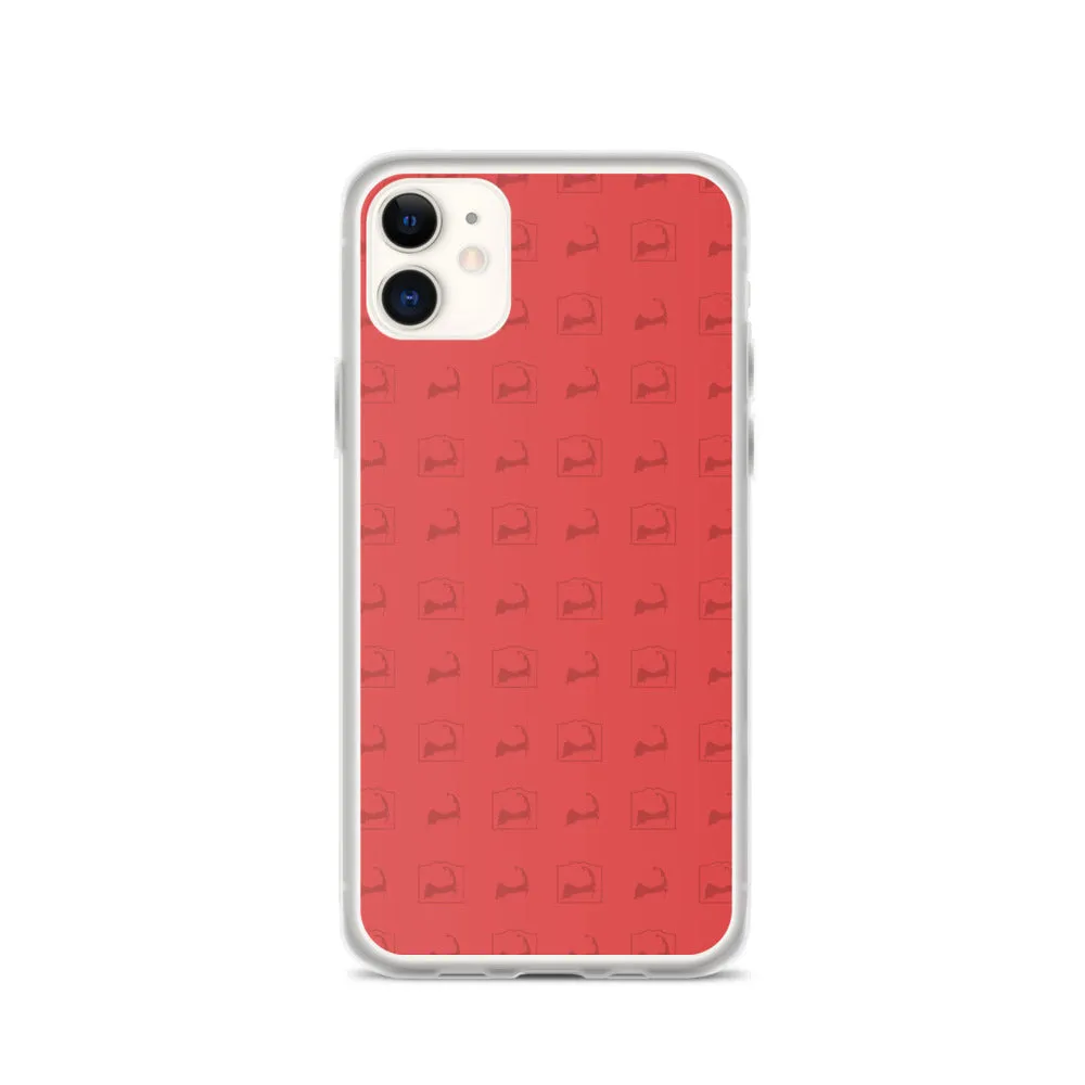 Cape Cod Pattern Red iPhone Case