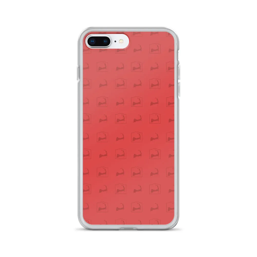 Cape Cod Pattern Red iPhone Case