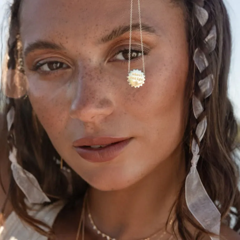 Capricorn Sun Zodiac necklace