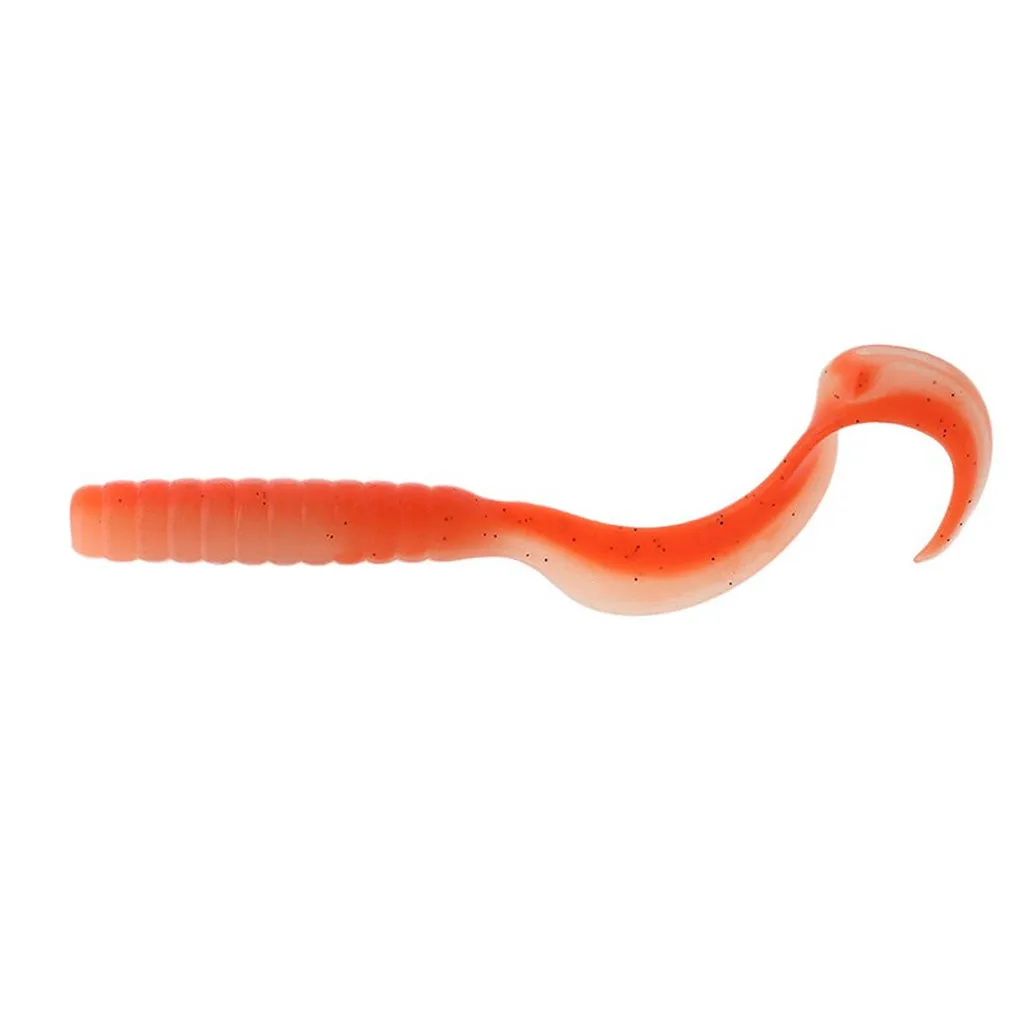 Catch Black Label Livies Softbait Curly Tail Glowing Gurnard Glow 6 inch 4 Pack