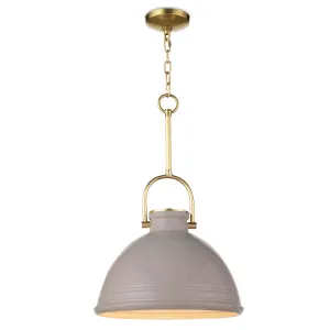 Ceramic Grey Ellen Pendant