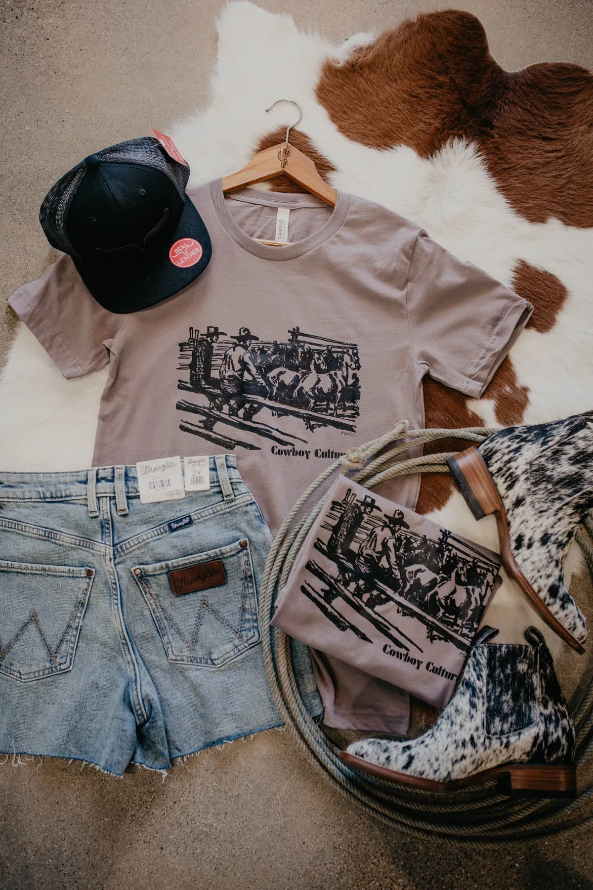 'Cowboy Culture' Unisex Graphic T (2 XXL - 2 XL)
