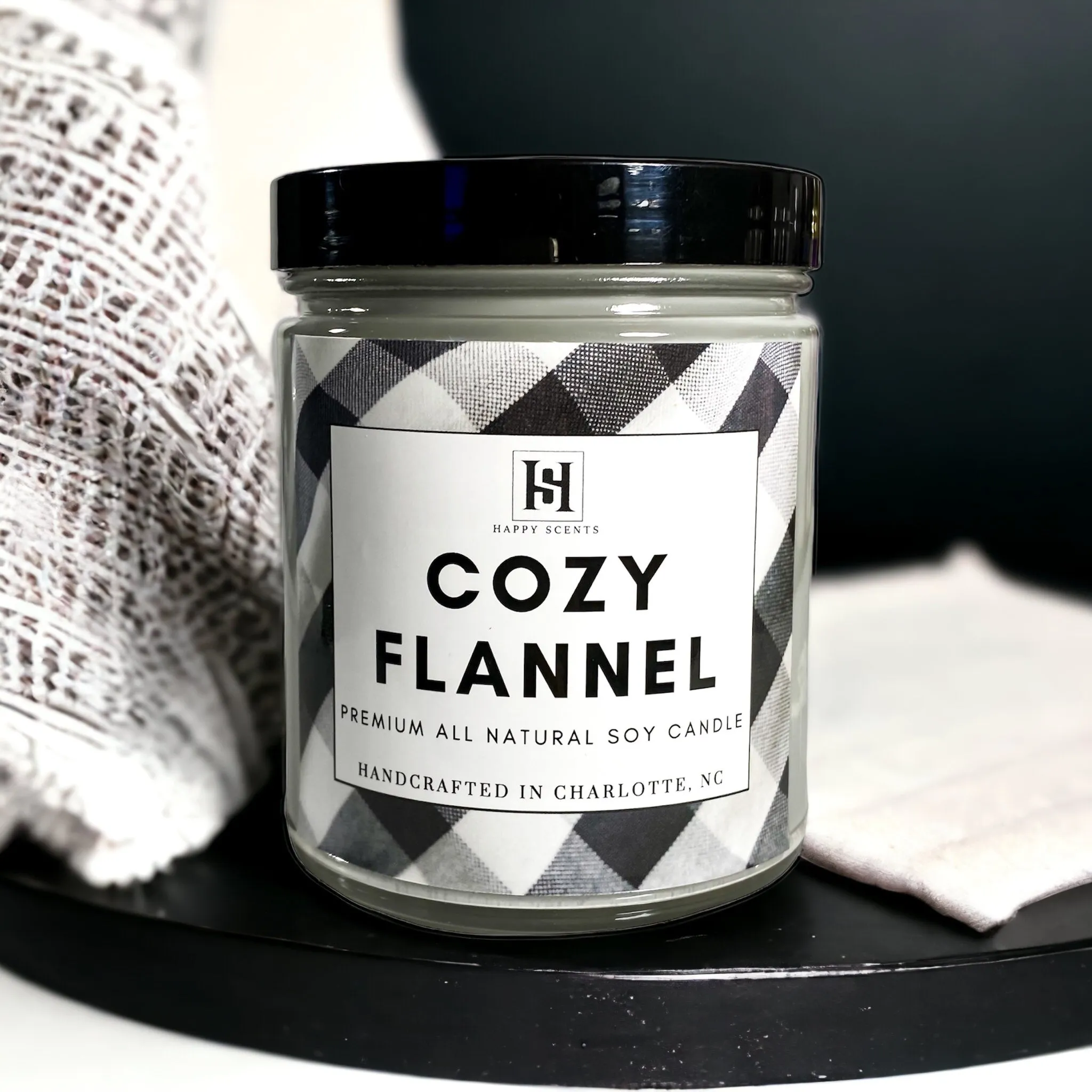 Cozy Flannel Jar Candle