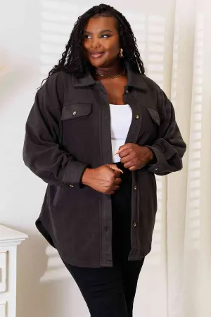 Cozy Girl  Button Down Shacket