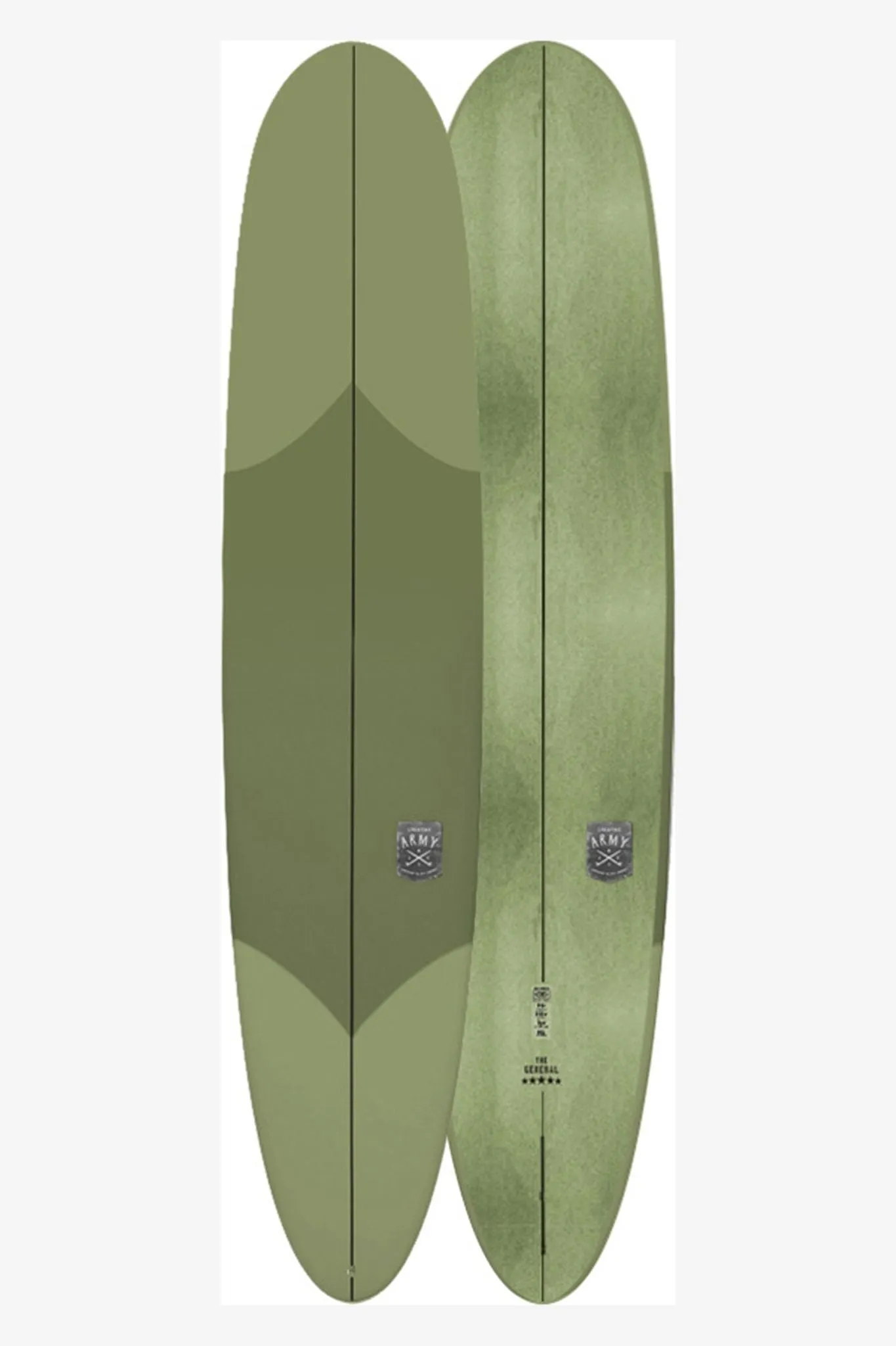 CREATIVE ARMY THE GENERAL 8'0" SOFT TOP - OLIVE