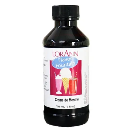 Creme de Menthe Flavor - 4 oz. - 32 oz. - Ice Cream and Beverage Flavors - LorAnn Oils - Canadian Distribution
