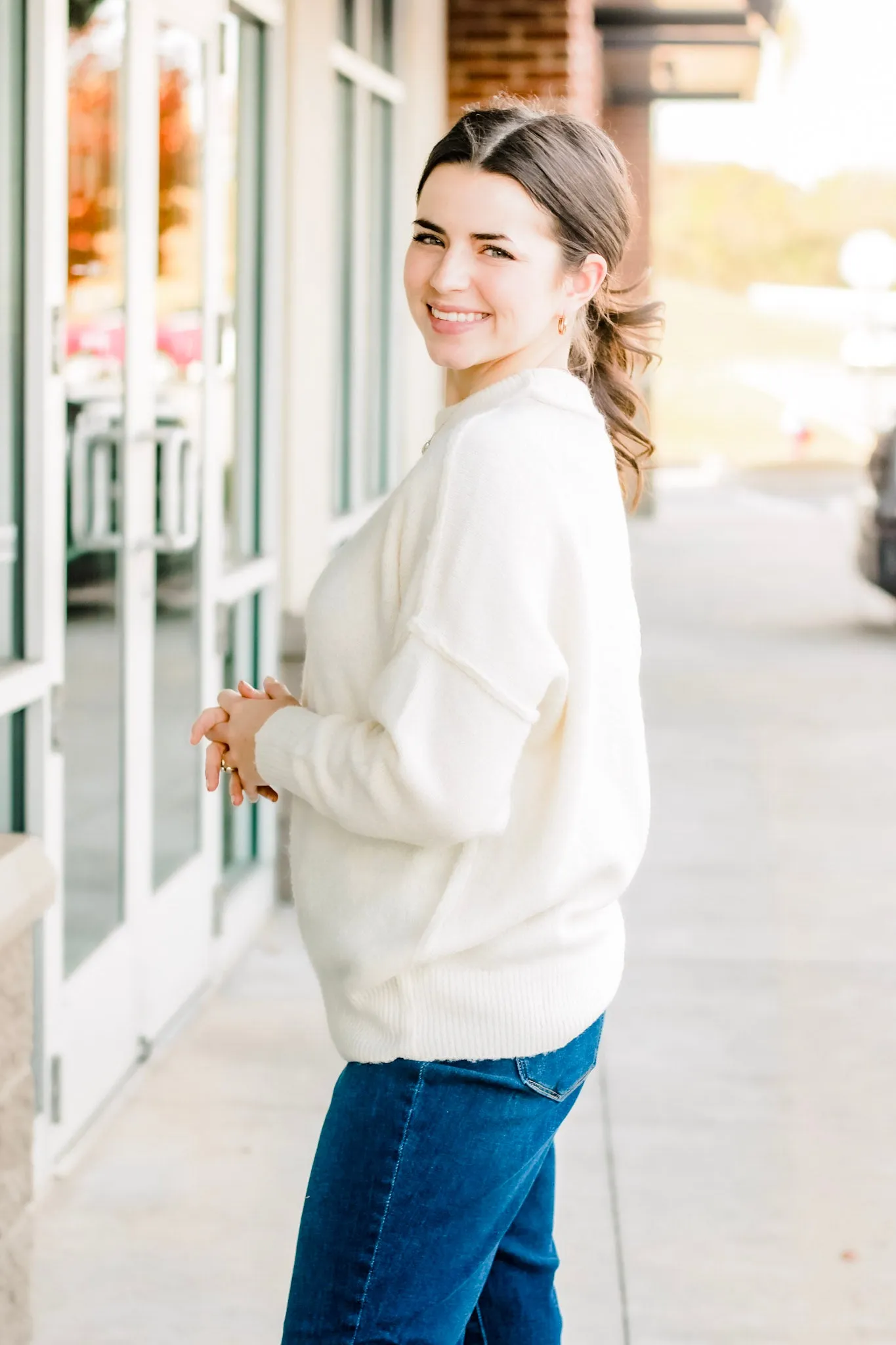 Day Break Cream Sweater