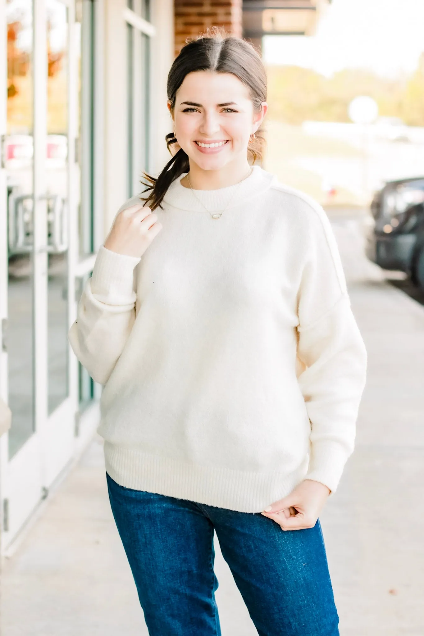 Day Break Cream Sweater
