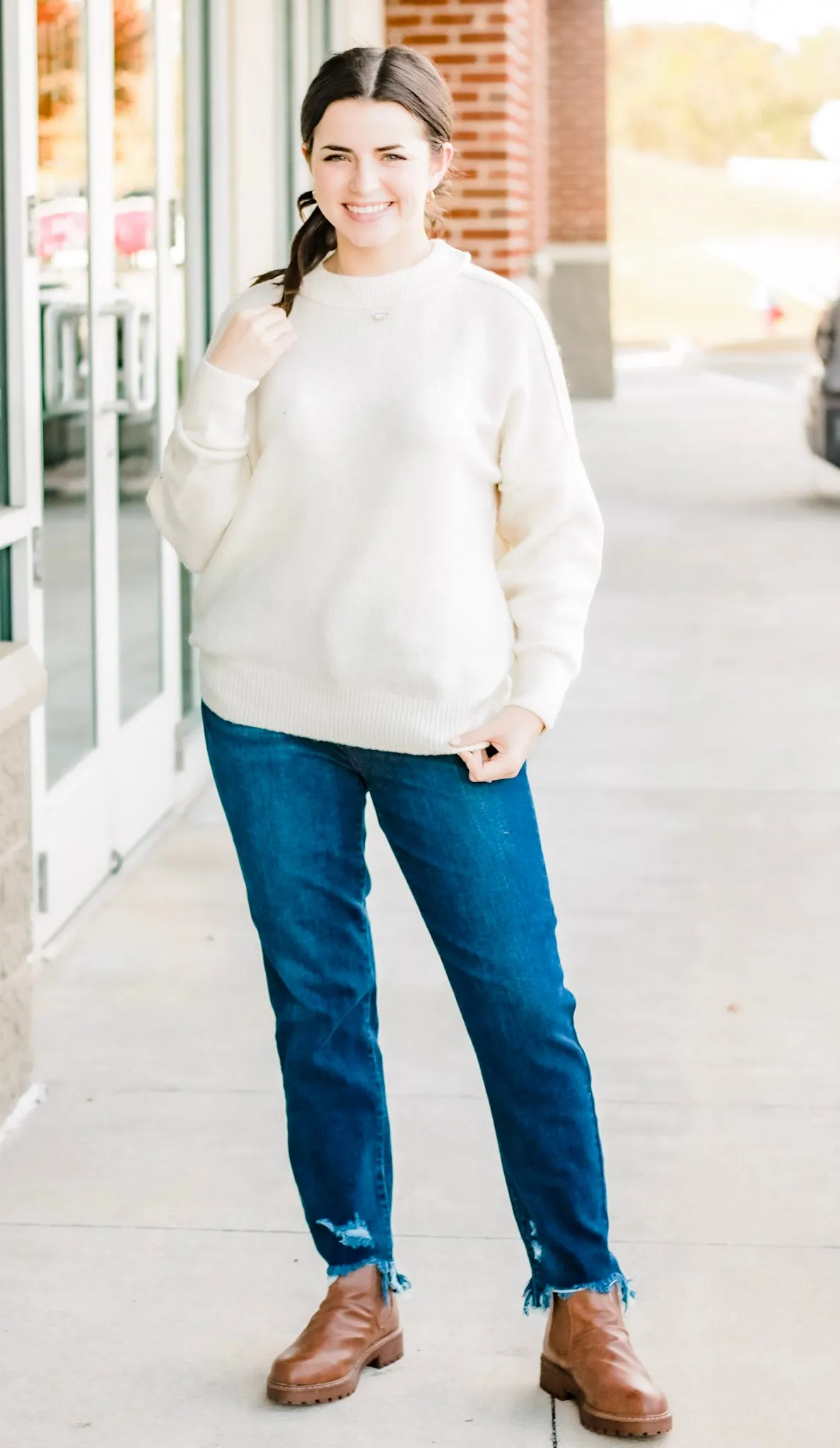 Day Break Cream Sweater