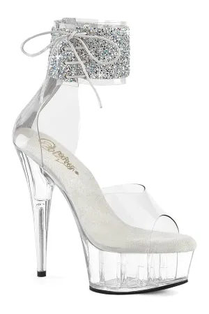 DELIGHT-624RS-02 Clear Vinyl Sandal