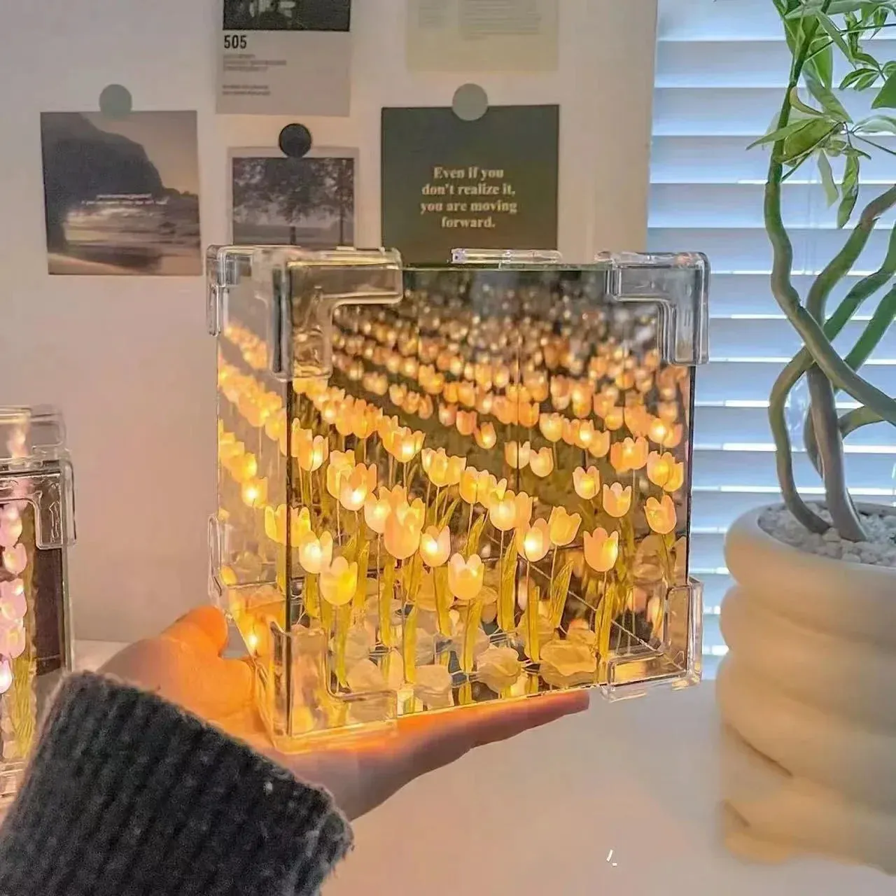 DIY Tulip Night Light LED Decorative Lamp