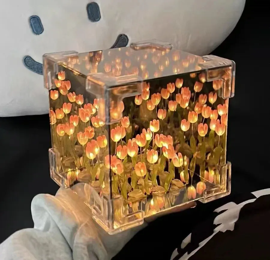 DIY Tulip Night Light LED Decorative Lamp