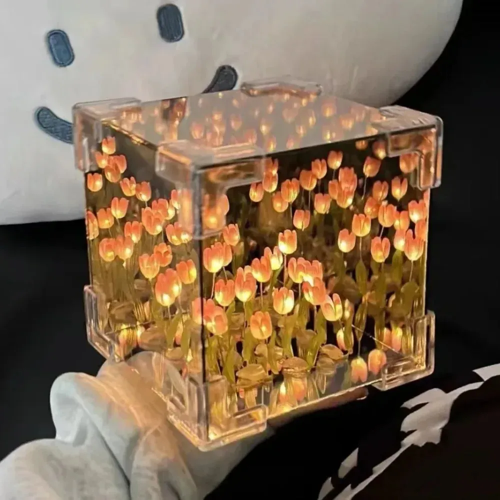 DIY Tulip Night Light LED Decorative Lamp