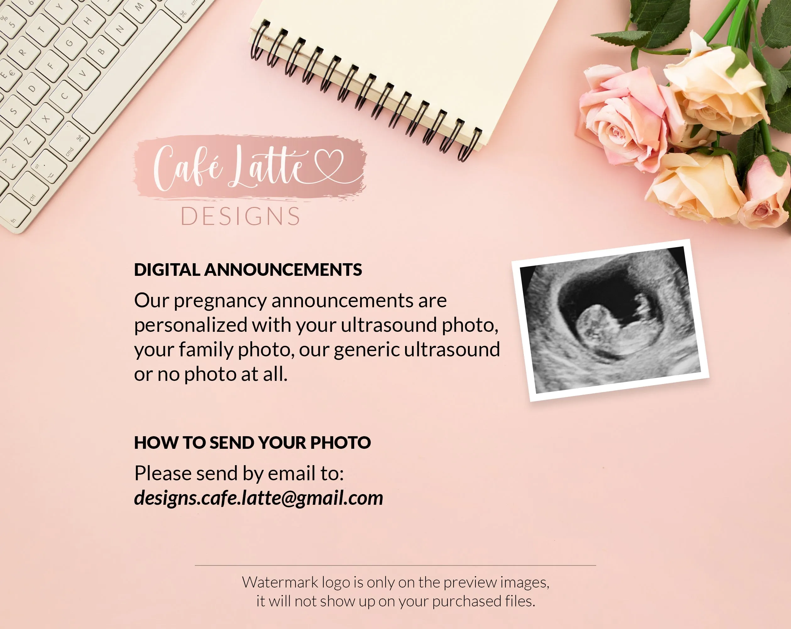 Easter Pregnancy Announcement Digital Reveal For Social Media