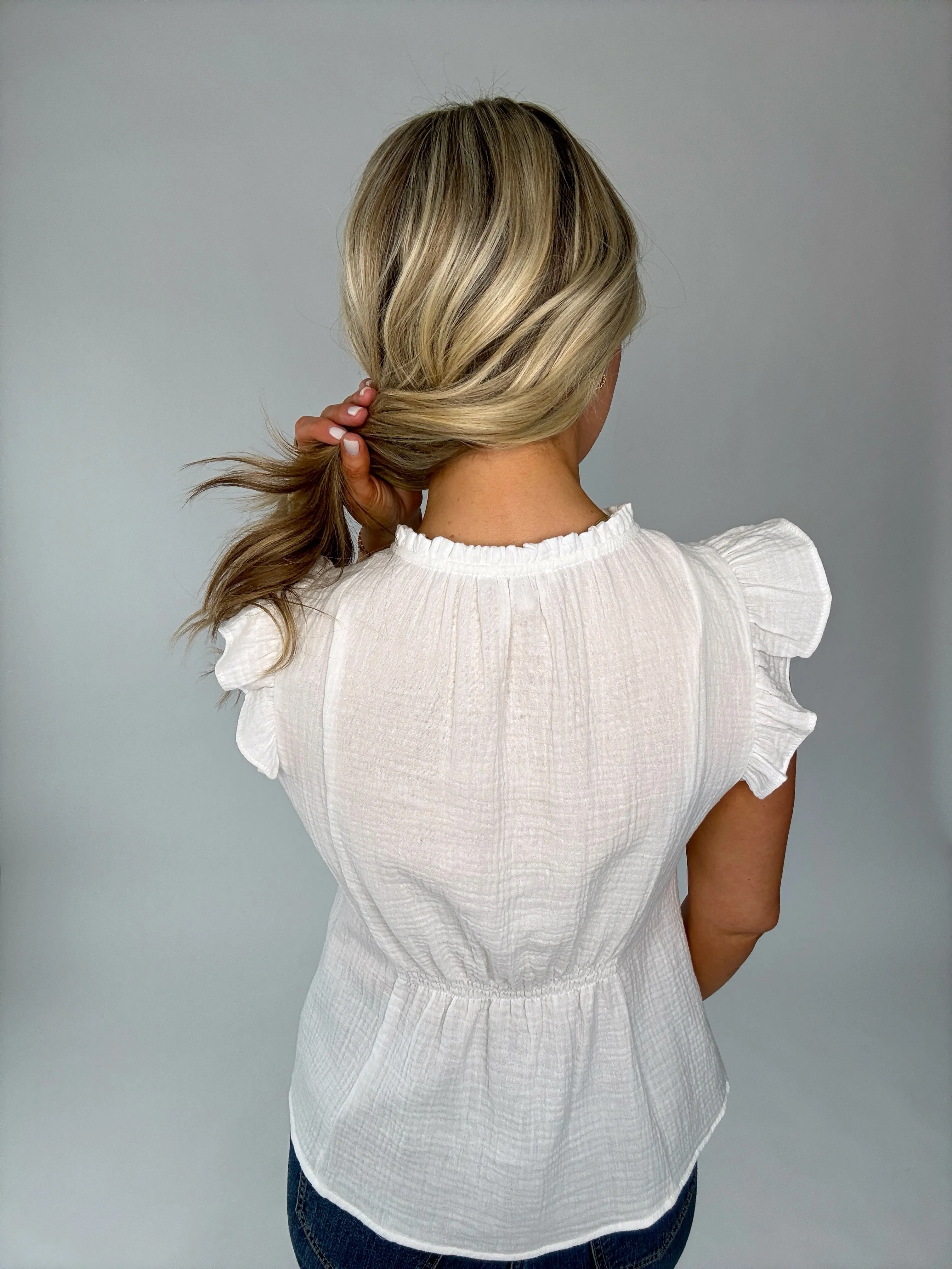Feeling Pretty Ruffle Top