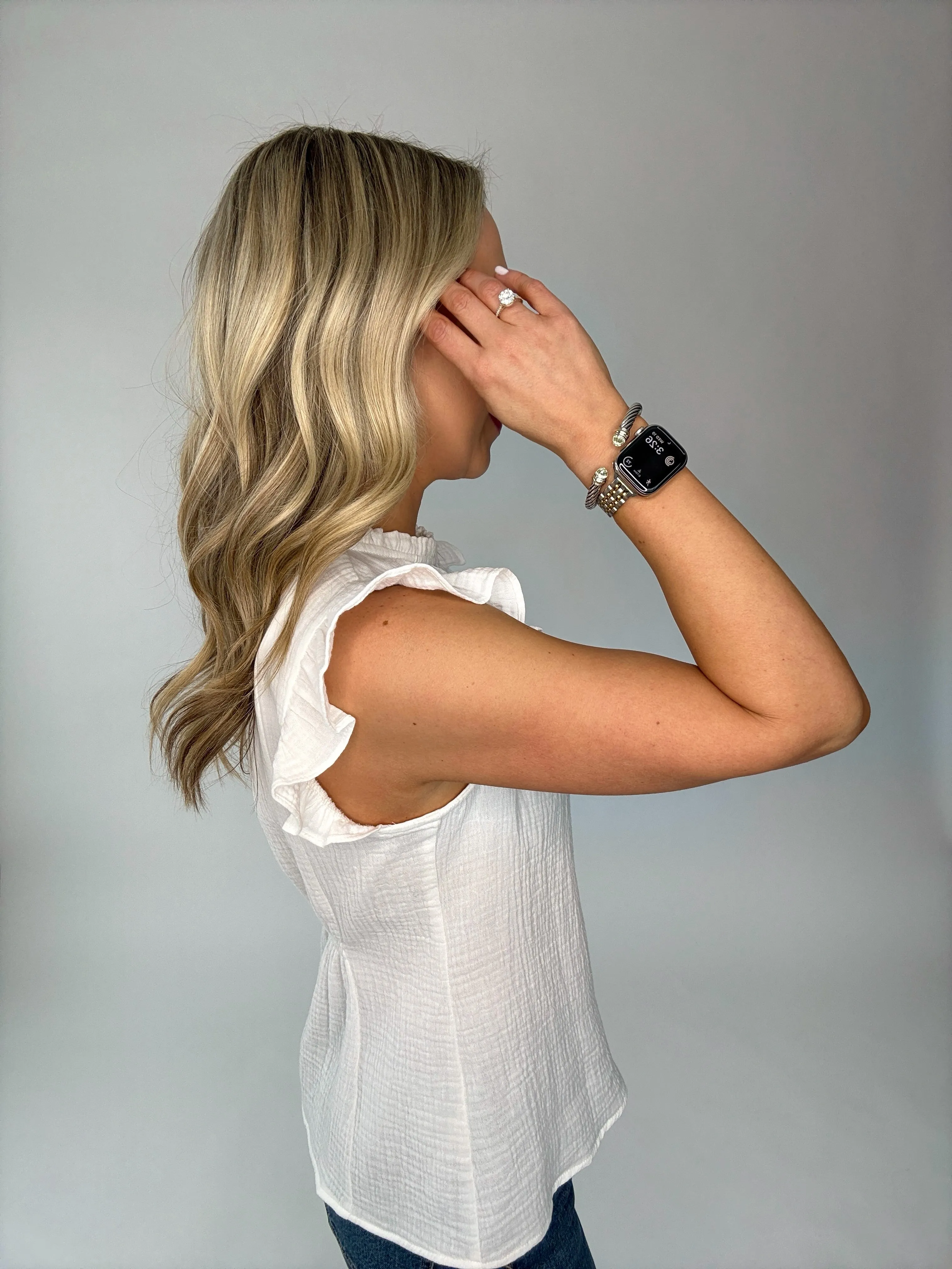 Feeling Pretty Ruffle Top