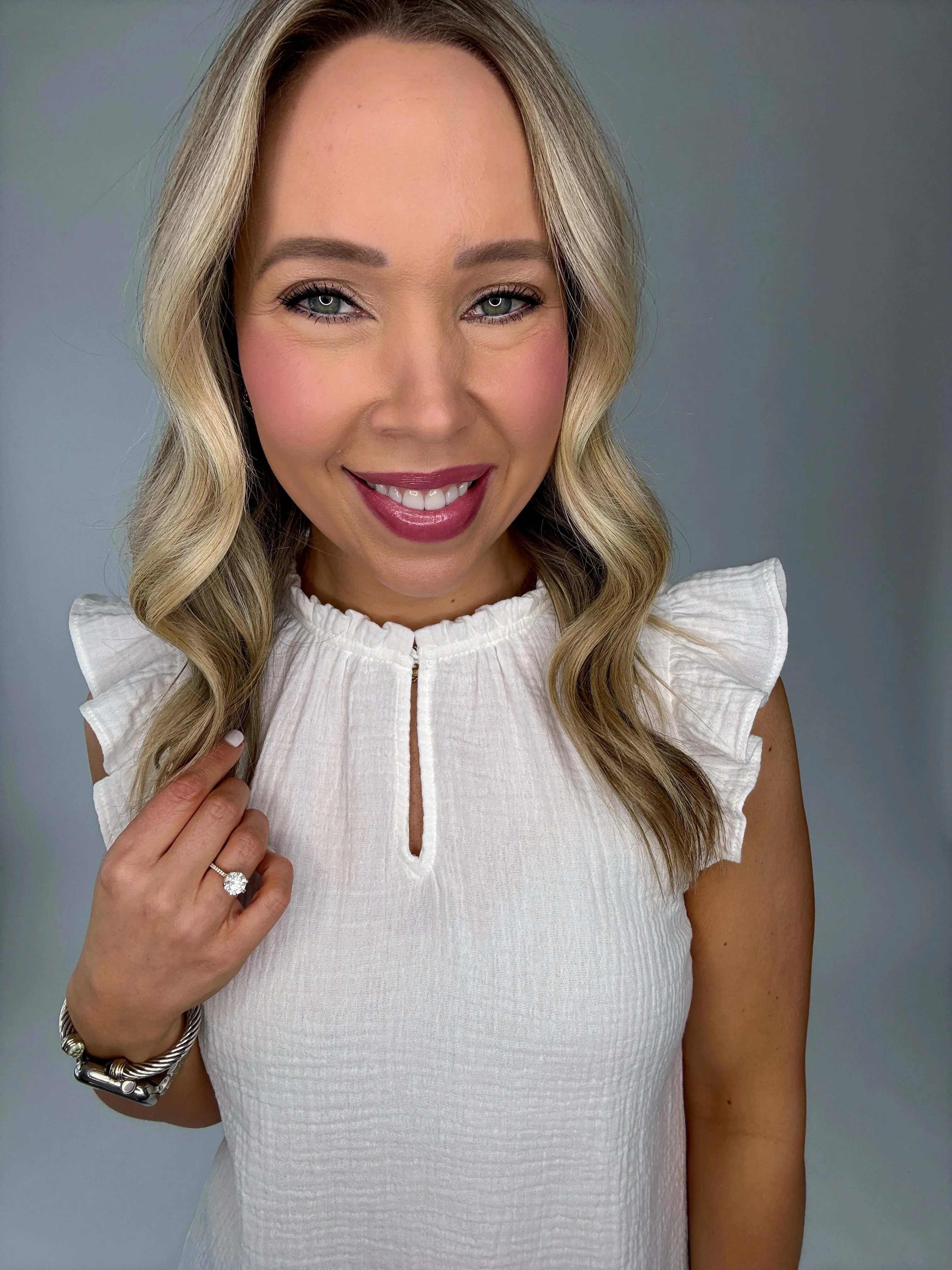 Feeling Pretty Ruffle Top