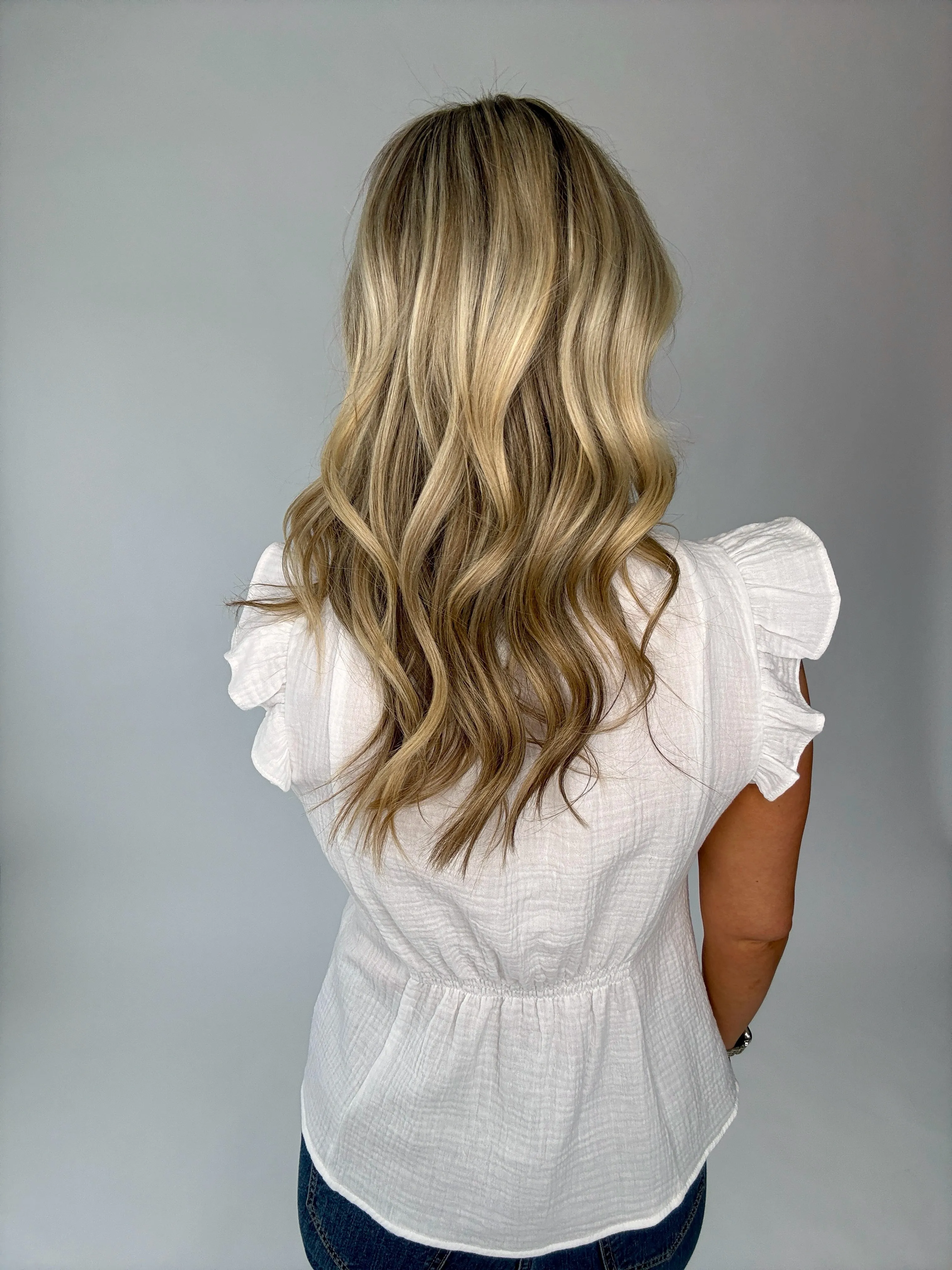 Feeling Pretty Ruffle Top