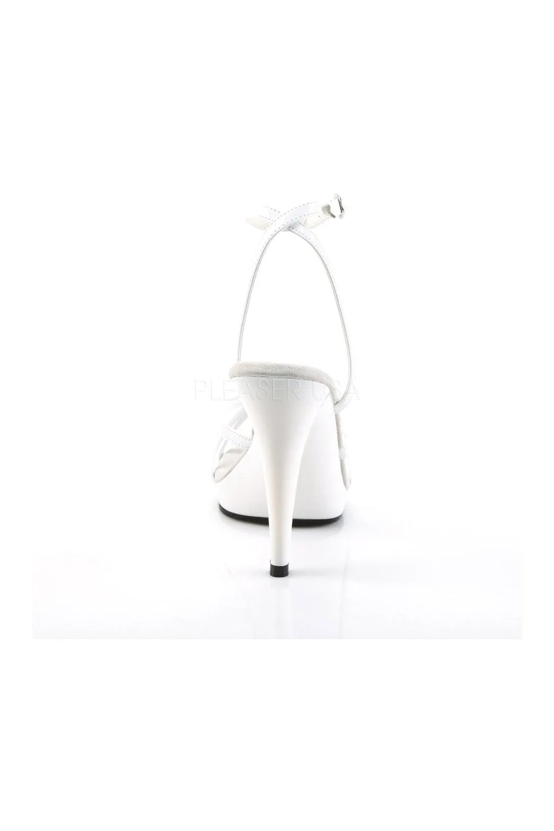 FLAIR-436 Sandal | White Patent