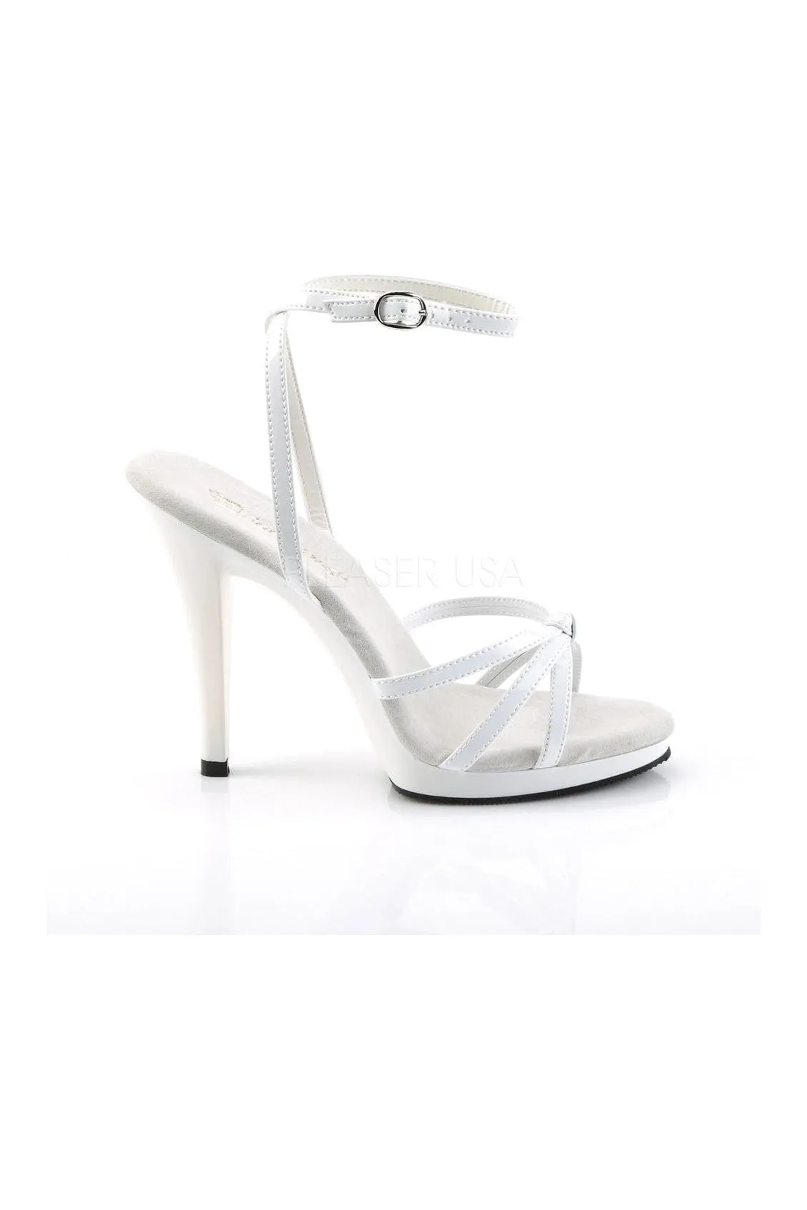 FLAIR-436 Sandal | White Patent