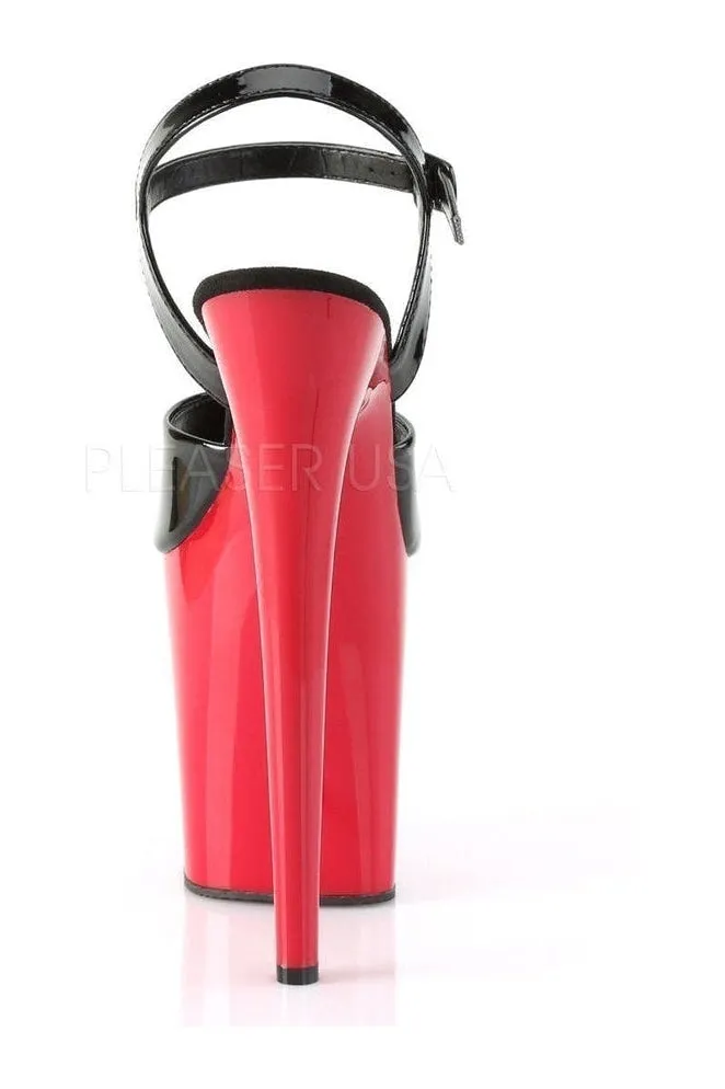 FLAMINGO-809 Platform Sandal | Black Patent